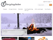 Tablet Screenshot of bergslagsleden.se